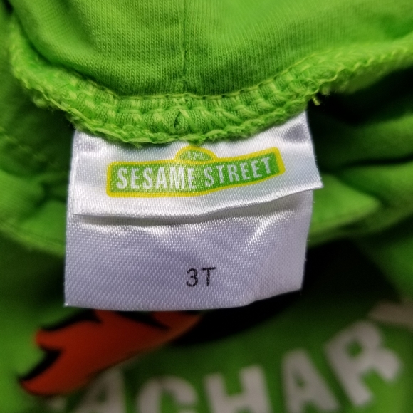 "Zachary" ln Sesame Street personalized Oscar hoodie 3T - Picture 4 of 9